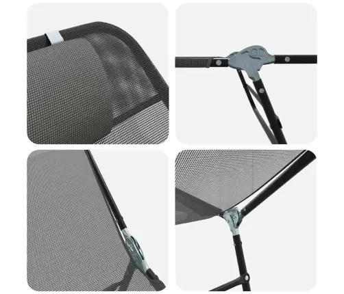 Kokkupandav Lamamistool 2-Isik 2 Pcs Hall 182 X 55 X 85.5 Cm