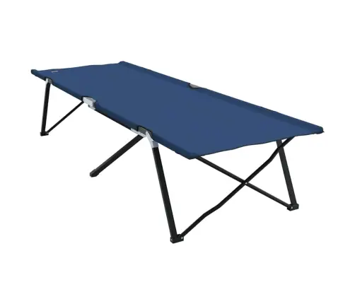 Saliekamā Saulainā Gulta Ar Nēsāšanas Somu Zila 600D Oxford Audums Vidaxl