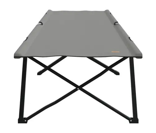 Salokamā Saules Gulta Ar Nesēju Somu Pelēks 600D Oxford Audums Vidaxl