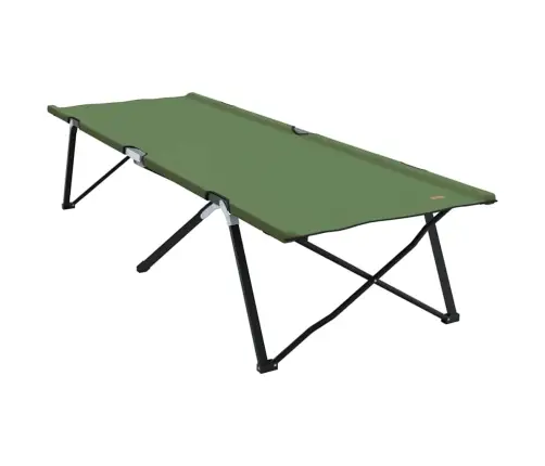 Saliekama Sauļošanās Gulta Ar Pārvadāšanas Somu Armijas Zaļā 600D Oksforda Audums Vidaxl