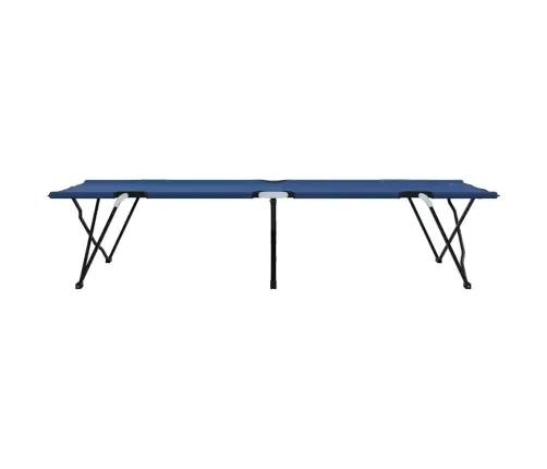 Saliekamās Saules Gultas Ar Somām 2 Gab. Zila 600D Oxford Audums Vidaxl