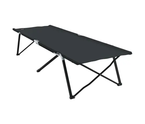 Saliekamās Gultas Ar Pārvadāšanas Somām 2 Gab. Melna 600D Oxford Auduma Vidaxl