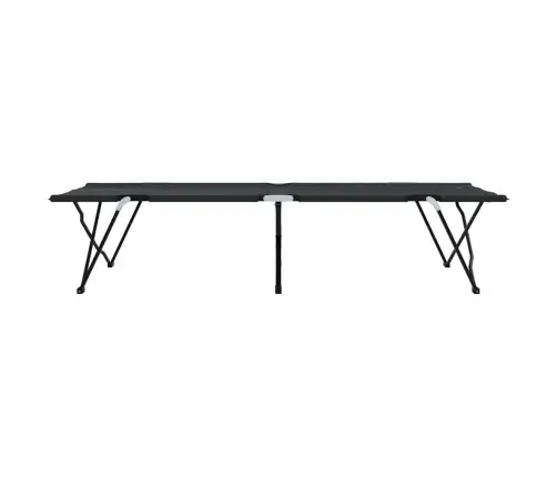 Saliekamās Gultas Ar Pārvadāšanas Somām 2 Gab. Melna 600D Oxford Auduma Vidaxl