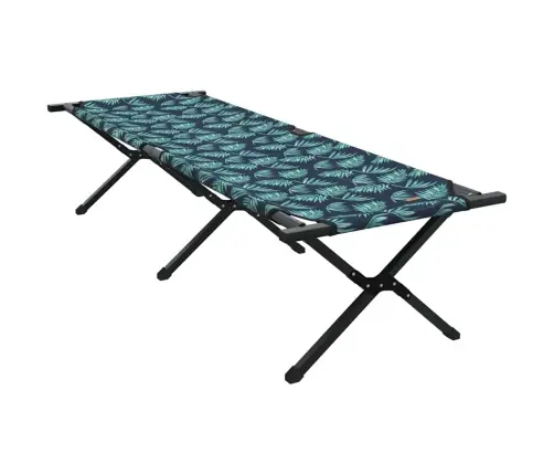 Salokamā Saules Gulta Ar Pārnēsāšanas Somu Lapu Raksts 600D Oxford Vidaxl