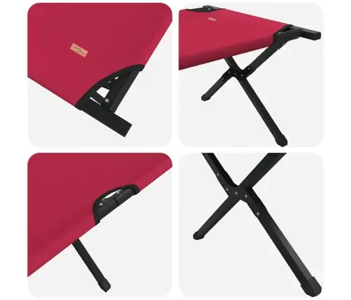 Salokāmas Saules Gultas 2 Gab. Ar Pārvadāšanas Maisiņu Sarktā 600D Oxford Audumā Vidaxl