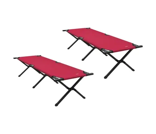 Salokāmas Saules Gultas 2 Gab. Ar Pārvadāšanas Maisiņu Sarktā 600D Oxford Audumā Vidaxl