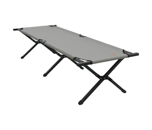 Salokamas Saules Gultas 2 Gab. Ar Somu Pelēks 600D Oxford Audums Vidaxl