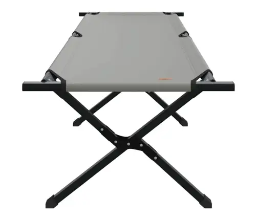 Salokamas Saules Gultas 2 Gab. Ar Somu Pelēks 600D Oxford Audums Vidaxl