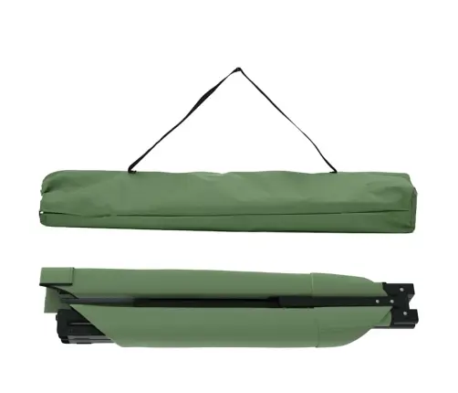 Saliekamās Sauļošanās Gultas 2 Gb Ar Pārnēsāšanas Somu Spilgtā Dzeltenā 600D Oksfords Vidaxl