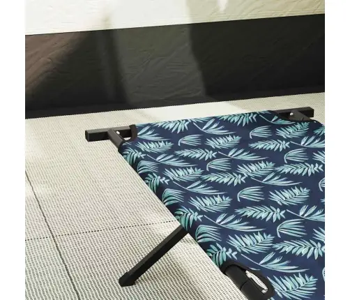 Salokāma Kempinga Gulta Lapu Raksts Oksfordas Audums Vidaxl