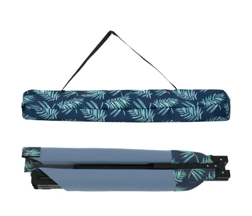 Salokāma Kempinga Gulta Lapu Raksts Oksfordas Audums Vidaxl