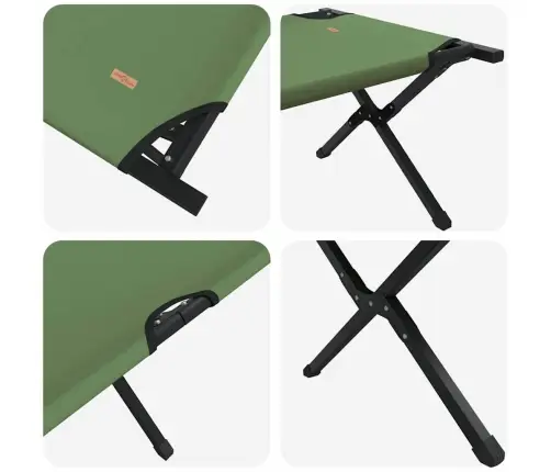 Saliekamā Sauļošanās Gulta Ar Pārvadāšanas Somu Dzeltenā 600D Oxford Auduma Vidaxl