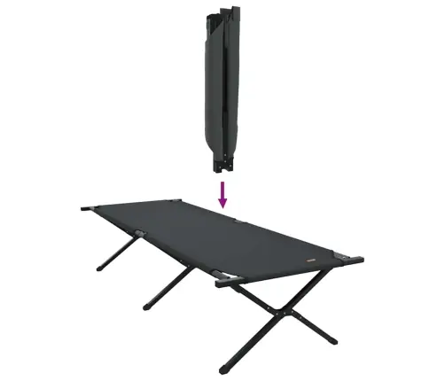 Salokāmās Sauļošanās Gultas 2 Gab Ar Somu Melna 600D Oksfordas Auduma Vidaxl