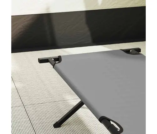 Salokamās Saules Gultas 2 Gab. Ar Pārvietošanas Somu Pelēks 600D Oxford Audums Vidaxl