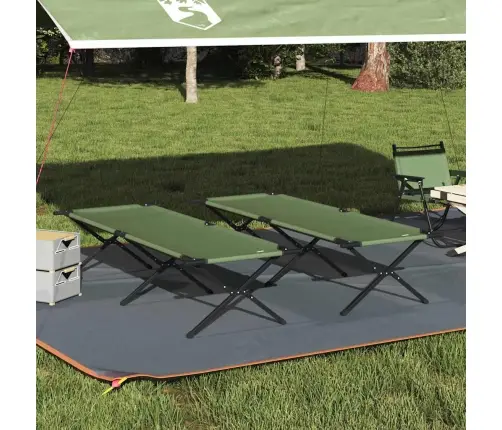 Saliekamās Saules Gultas 2 Gab. Ar Nēsāšanu Somu Amy Dzeltenā 600D Oxford Audums Vidaxl