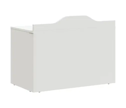 Kriiditahvliga Kast Valge 73 X 40 X 55 Cm Tehispuit