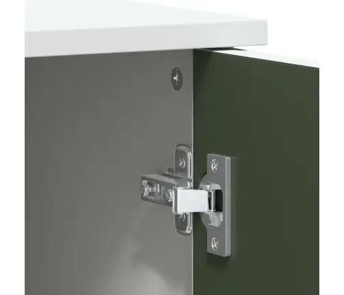 Krishtuli Skapītis Ar Plauktu Ar Durvīm Balts Inženierijas Koks Vidaxl