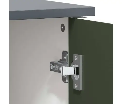 Krishtuli Skapītis Ar Plauktu Pelēka Un Balta Inženierijas Koks Vidaxl