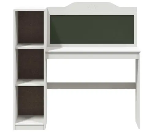 Kriiditahvli Laud Riiuliga Valge 120 X 45 X 118.5 Cm Tehispuit