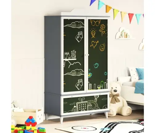 Funkcionāla Skolas Skapītis Pelēka Un Balta Inženierijas Koks Vidaxl