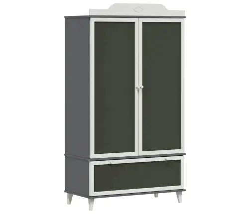 Funkcionāla Skolas Skapītis Pelēka Un Balta Inženierijas Koks Vidaxl