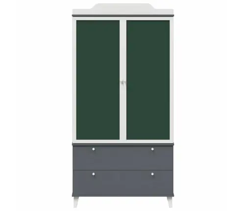 Funkcionāla Skolas Skapītis Pelēka Un Balta Inženierijas Koks Vidaxl