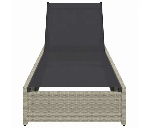 Sauļošanās Krēsls Bēšs 60X200X27 Cm Poliratans Vidaxl