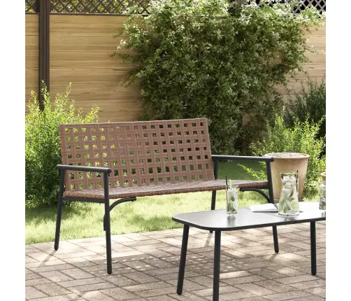 Sodo Kėdė Ruda 110,5 X 79 X 75,5 Cm Poliratanas