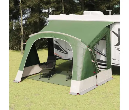 Karavano Palapinė Su Stogu Su Saugykla Žalia 410 X 275 X 245 Cm