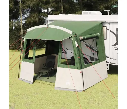 Užpakalinė Palapinė Karavanui Su Stogu Žalia 352 X 250 X 240 Cm