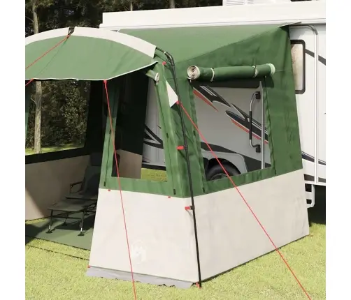 Užpakalinė Palapinė Karavanui Su Stogu Žalia 352 X 250 X 240 Cm