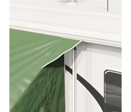 Užpakalinė Palapinė Karavanui Su Stogu Žalia 352 X 250 X 240 Cm