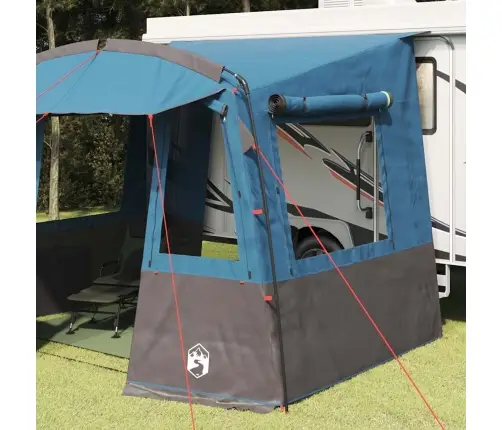 Aizmugures Telts Karavanam Taisnstūra Zila 352 X 250 X 245 Cm Vidaxl