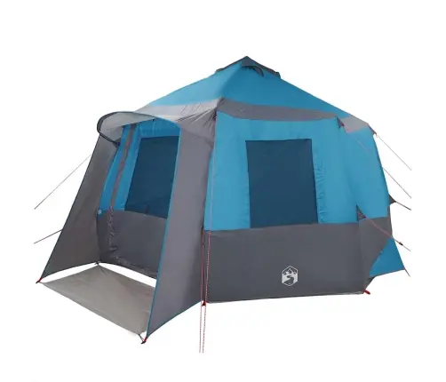 Kabriolet Telts Ar Jumtu Zila Un Pelēka 405 X 405 X 273 Cm Vidaxl