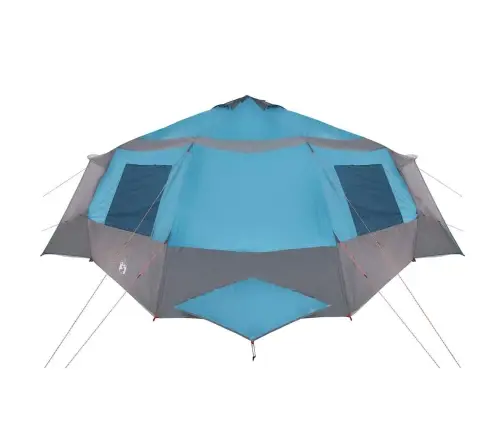 Kabriolet Telts Ar Jumtu Zila Un Pelēka 405 X 405 X 273 Cm Vidaxl