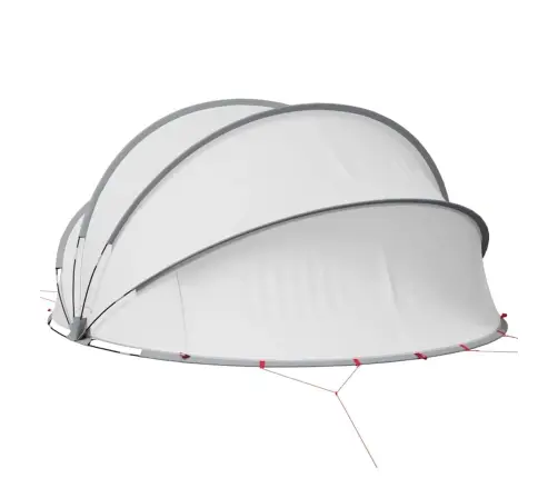 Baseina Kupols Pelēka Un Oranža 336 X 322 X 160 Cm Vidaxl