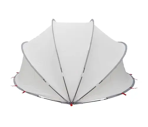 Baseina Kupols Pelēka Un Oranža 336 X 322 X 160 Cm Vidaxl