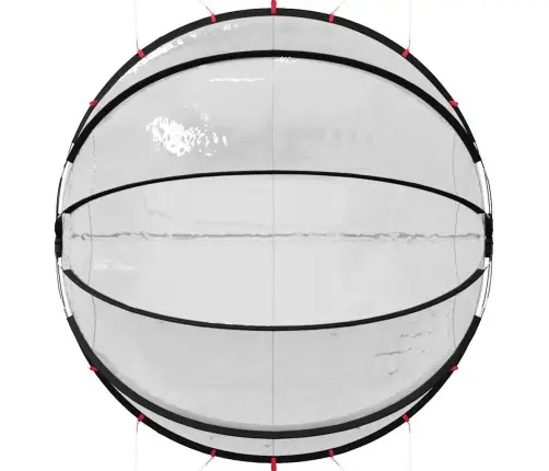 Baseni Kuppel Läbipaistev 336 X 322 X 160 Cm Pvc