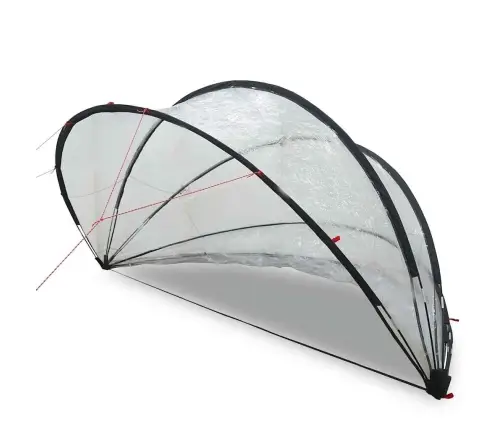 Baseni Kuppel Läbipaistev 336 X 322 X 160 Cm Pvc