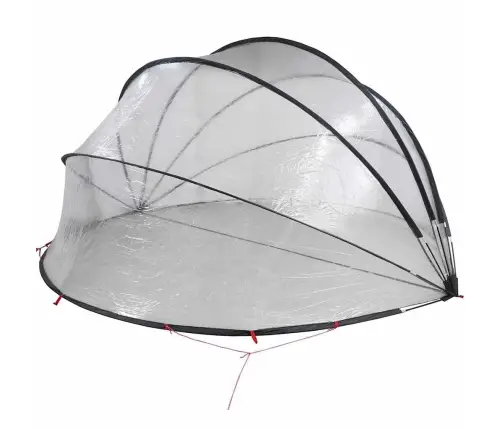 Baseina Kupols Caurspīdīgs 472 X 460 X 229 Cm Pvc Vidaxl