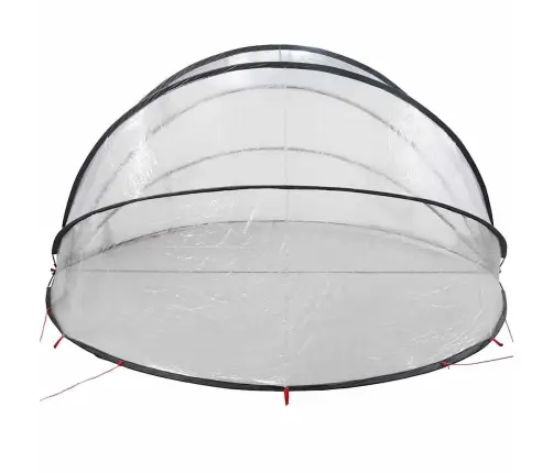 Baseina Kupols Caurspīdīgs 472 X 460 X 229 Cm Pvc Vidaxl