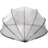 Baseina Kupols Caurspīdīgs 472 X 460 X 229 Cm Pvc Vidaxl