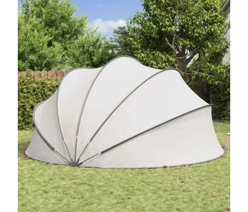 Baseina Kupols Pelēka Un Oranža 500 X 500 X 236 Cm Vidaxl