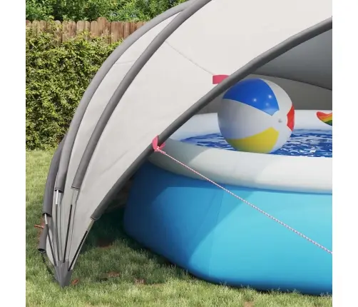 Baseina Kupols Pelēka Un Oranža 500 X 500 X 236 Cm Vidaxl