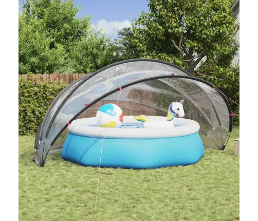Baseni Kuppel Läbipaistev 500 X 500 X 236 Cm Pvc