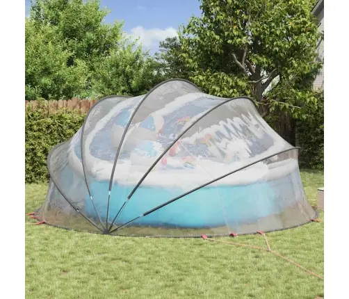 Baseni Kuppel Läbipaistev 500 X 500 X 236 Cm Pvc