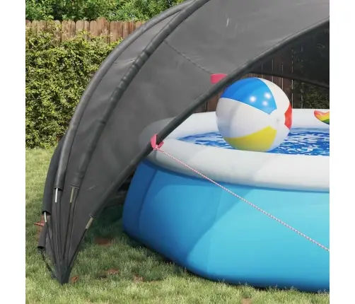 Baseina Kupols Melna 500 X 500 X 236 Cm Vidaxl