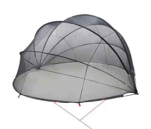 Baseina Kupols Melna 500 X 500 X 236 Cm Vidaxl