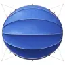 Baseina Kupols Zila 546 X 516 X 250 Cm Vidaxl