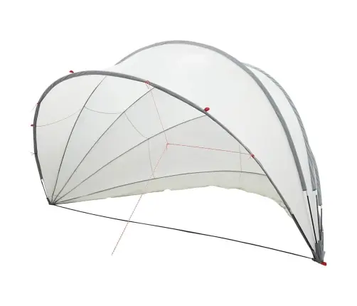 Baseina Kupols Pelēka Un Oranža 546 X 516 X 250 Cm Vidaxl